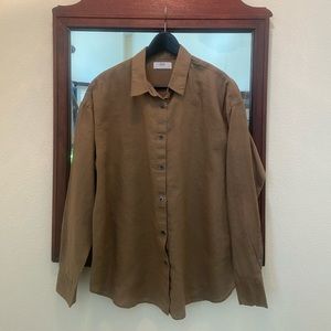 Women’s 100% linen blouse, top. New, only worn once. From Smoke free home.